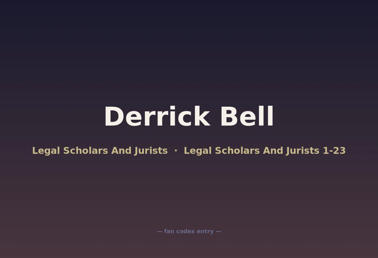 Derrick Bell