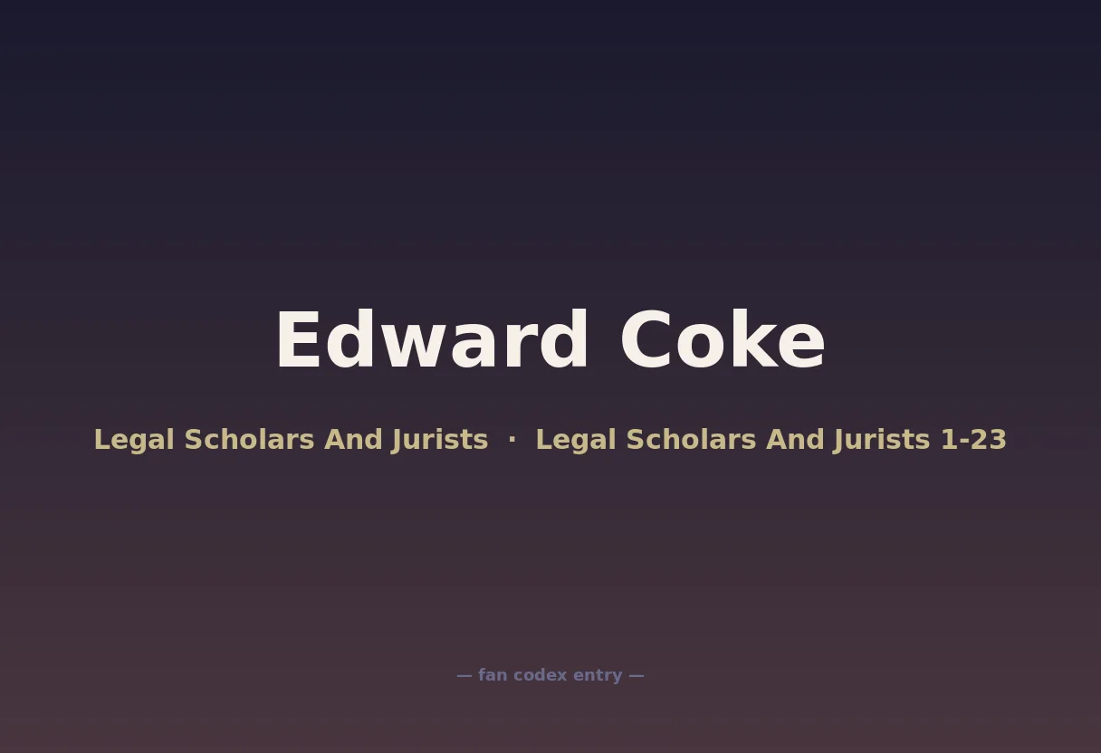 Edward Coke