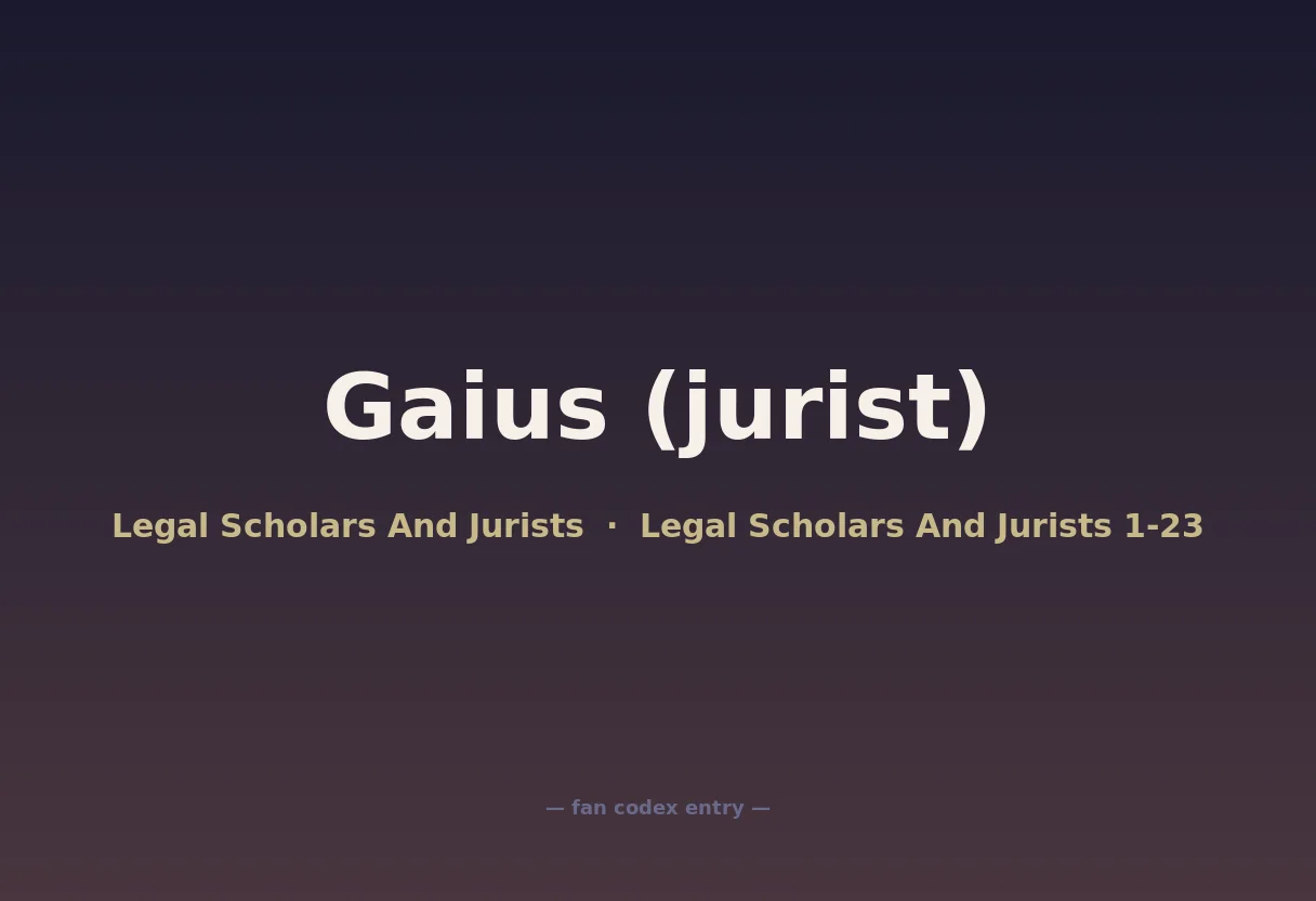 Gaius (jurist)
