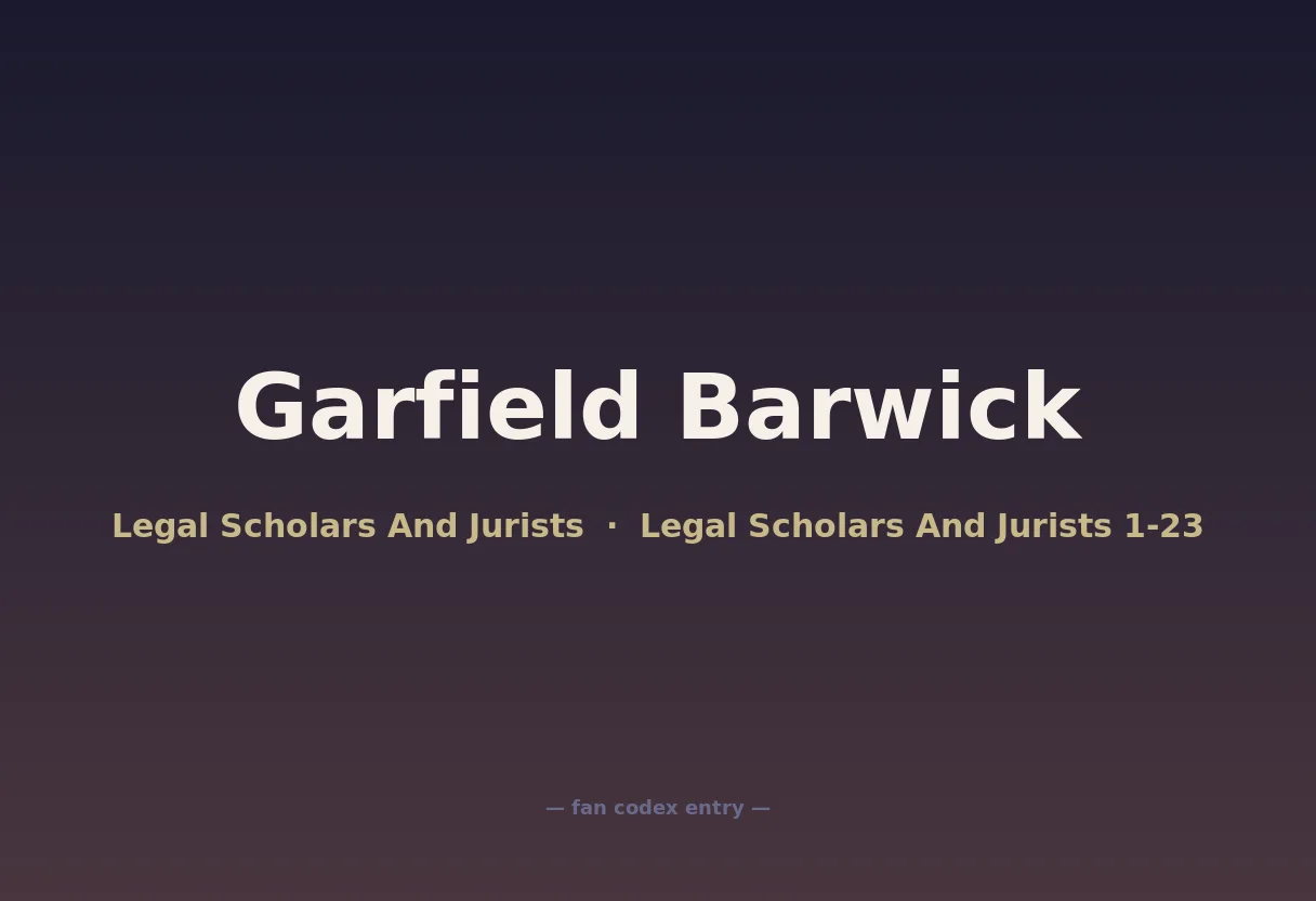 Garfield Barwick