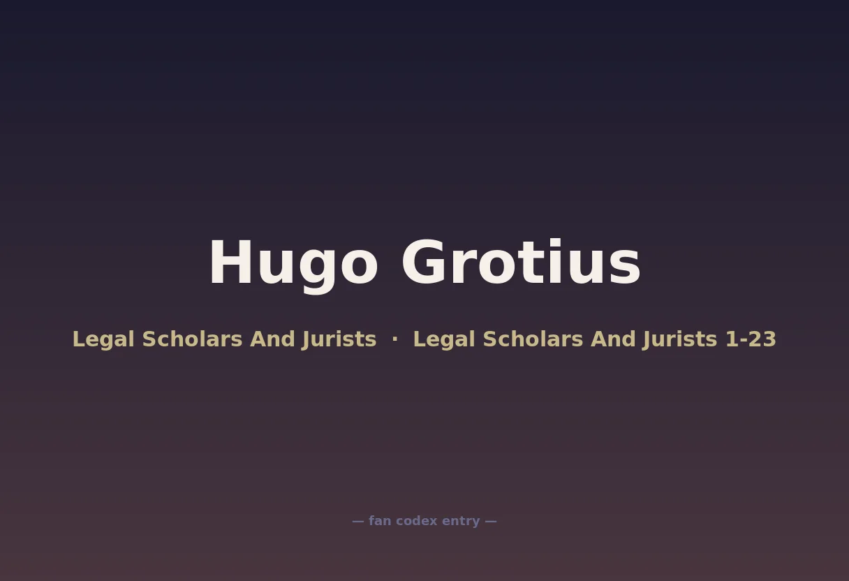 Hugo Grotius
