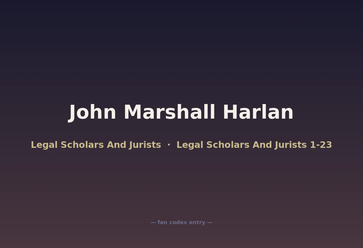 John Marshall Harlan