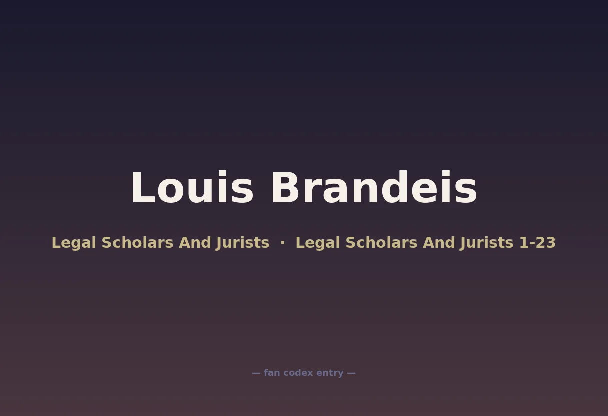 Louis Brandeis