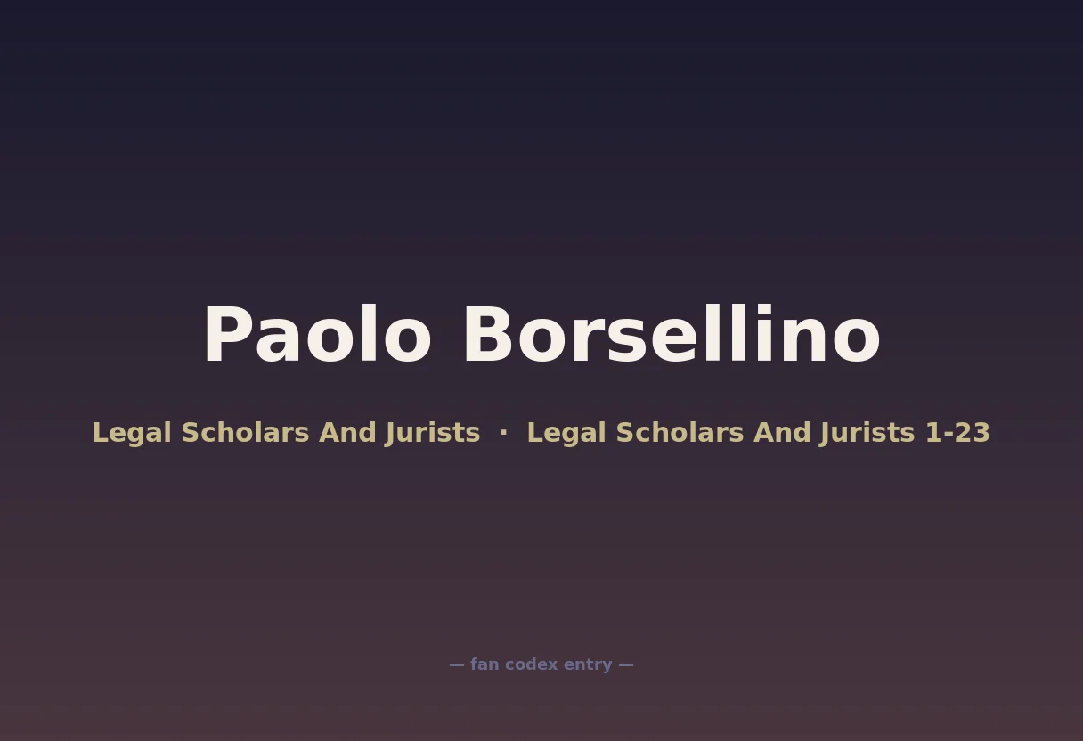 Paolo Borsellino